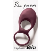 Бордовое эрекционное виброкольцо Daydream - Lola Games - в Евпатории купить с доставкой