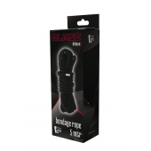 Черная веревка для шибари DELUXE BONDAGE ROPE - 5 м. - Dream Toys - купить с доставкой в Евпатории