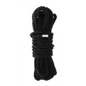 Черная веревка для шибари DELUXE BONDAGE ROPE - 5 м. - Dream Toys - купить с доставкой в Евпатории