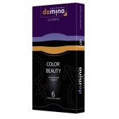 Разноцветные презервативы DOMINO Colour Beauty - 6 шт. - Domino - купить с доставкой в Евпатории