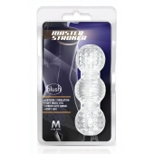 Прозрачный фигурный мастурбатор Master Stroker - Blush Novelties - в Евпатории купить с доставкой
