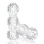 Прозрачный фигурный мастурбатор Master Stroker - Blush Novelties - в Евпатории купить с доставкой