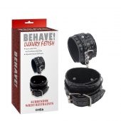 Черные наручники Surrender Wrist Restraints - Chisa - купить с доставкой в Евпатории