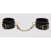 Черные оковы на ноги Bound to You Faux Leather Ankle Cuffs - Fifty Shades of Grey - купить с доставкой в Евпатории