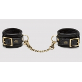 Черные наручники Bound to You Faux Leather Wrist Cuffs - Fifty Shades of Grey - купить с доставкой в Евпатории