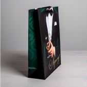 Бумажный пакет «Лучшему!» - 23 х 27 см. - Сима-Ленд - купить с доставкой в Евпатории