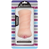 Телесный мастурбатор-вагина X-Basic Pocket Pussy без вибрации - Lovetoy - в Евпатории купить с доставкой