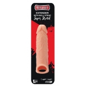 Телесная насадка EXTENDER WITH BALL STRAP 6.5 - 17 см. - Dream Toys - в Евпатории купить с доставкой