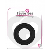 Набор из 3 эрекционных колец SILICONE COCKRINGS - Dream Toys - в Евпатории купить с доставкой