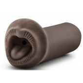 Коричневый мастурбатор-ротик Naughty Nicole - Blush Novelties - в Евпатории купить с доставкой