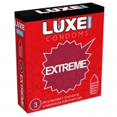 Текстурированные презервативы LUXE Royal Extreme - 3 шт. - Luxe - купить с доставкой в Евпатории