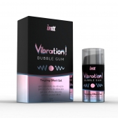Жидкий интимный гель с эффектом вибрации Vibration! Bubble Gum - 15 мл. - INTT - купить с доставкой в Евпатории