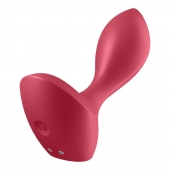 Красный вибромассажёр простаты Satisfyer Backdoor Lover - 14 см. - Satisfyer - в Евпатории купить с доставкой