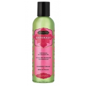 Массажное масло Naturals Strawberry Dreams с ароматом клубники - 59 мл. - Kama Sutra - купить с доставкой в Евпатории
