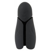 Черный силиконовый вибромастурбатор с нагревом Masturbator with 2 Functions - Orion - в Евпатории купить с доставкой