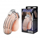 Металлическая клетка Prisoner Cock Сage с замком - BlueLine - купить с доставкой в Евпатории