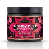Пудра для тела Honey Dust Body Powder с ароматом клубники - 170 гр. - Kama Sutra - купить с доставкой в Евпатории