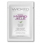 Гель-лубрикант на водно-силиконовой основе Simply Hybrid Jelle - 3 мл. - Wicked - купить с доставкой в Евпатории