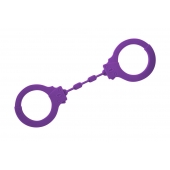 Фиолетовые силиконовые поножи Limitation - Lola Games - купить с доставкой в Евпатории