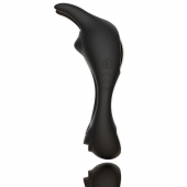 Черное эрекционное кольцо с двумя моторами Zeus Dual Vibe Cock Ring - FeelzToys - в Евпатории купить с доставкой