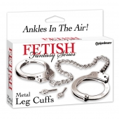 Металлические наручники Metal Leg Cuffs - Pipedream - купить с доставкой в Евпатории