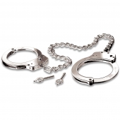 Металлические наручники Metal Leg Cuffs - Pipedream - купить с доставкой в Евпатории