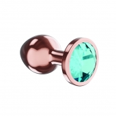 Пробка цвета розового золота с малиновым кристаллом Diamond Topaz Shine L - 8,3 см. - Lola Games - купить с доставкой в Евпатории