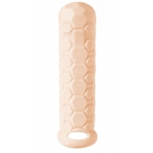 Телесный фаллоудлинитель Homme Long - 15,5 см. - Lola Games - в Евпатории купить с доставкой
