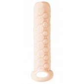 Телесный фаллоудлинитель Homme Long - 13,5 см. - Lola Games - в Евпатории купить с доставкой