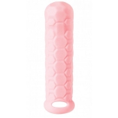 Розовый фаллоудлинитель Homme Long - 15,5 см. - Lola Games - в Евпатории купить с доставкой