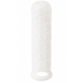 Белый фаллоудлинитель Homme Long - 15,5 см. - Lola Games - в Евпатории купить с доставкой