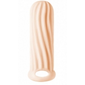 Телесный фаллоудлинитель Homme Wide - 13 см. - Lola Games - в Евпатории купить с доставкой