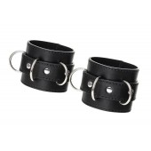 Черные наручники Anonymo на сцепке - ToyFa - купить с доставкой в Евпатории