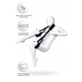 Черные кожаные стропы для фиксации Anonymo - ToyFa - купить с доставкой в Евпатории