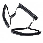 Черные кожаные стропы для фиксации Anonymo - ToyFa - купить с доставкой в Евпатории