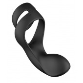 Черное эрекционное кольцо Benedict для стимуляции промежности - Svakom - в Евпатории купить с доставкой