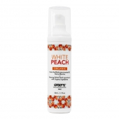 Разогревающее массажное масло Gourmet White Peach Organic с органическими ингредиентами - 50 мл. - Exsens - купить с доставкой в Евпатории