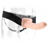 Полый страпон 8  Hollow Strap-On телесного цвета - 19 см. - Pipedream - купить с доставкой в Евпатории