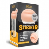 Мастурбатор-ротик ZOLO DEEP THROAT - Zolo - в Евпатории купить с доставкой