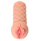 Телесный мастурбатор-вагина Elegance.002 с вибрацией - KOKOS - в Евпатории купить с доставкой