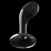 Прозрачный стимулятор простаты Flawless Clear Prostate Plug - 15 см. - Lovetoy - в Евпатории купить с доставкой