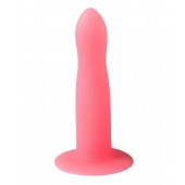 Розовый, светящийся в темноте стимулятор Light Keeper - 13,3 см. - Lola Games