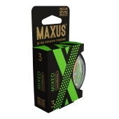 Презервативы в пластиковом кейсе MAXUS AIR Mixed - 3 шт. - Maxus - купить с доставкой в Евпатории