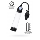 Прозрачная механическая помпа Roald с манометром - Sexus - в Евпатории купить с доставкой