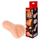 Телесный реалистичный мастурбатор в виде вагины - Bior toys - в Евпатории купить с доставкой