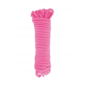 Розовая веревка для связывания Sweet Caress Rope - 10 метров - Sweet Caress - купить с доставкой в Евпатории