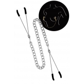 Регулируемые зажимы для сосков Sweet Caress Nipple Chain - Sweet Caress - купить с доставкой в Евпатории