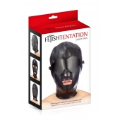 Маска-шлем с отверстием для рта и съемными шорами - Fetish Tentation - купить с доставкой в Евпатории