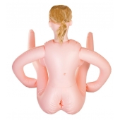 Надувная секс-кукла с реалистичной головой и поднятыми ножками - ToyFa - в Евпатории купить с доставкой