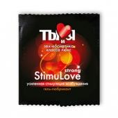 Разогревающий гель-лубрикант Stimulove Strong в одноразовой упаковке - 4 гр. - Биоритм - купить с доставкой в Евпатории
